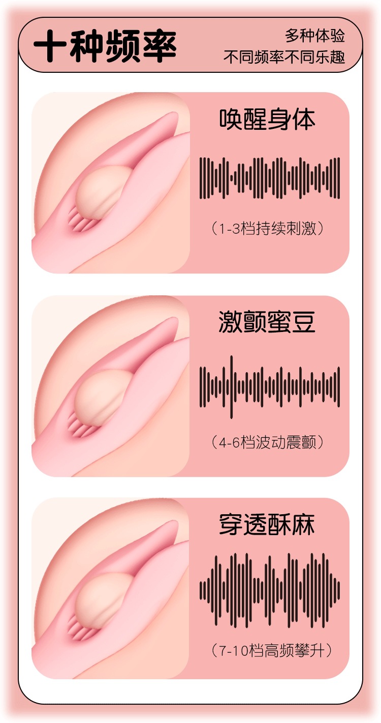 Jiuai Silicone Vibrating Massage Stick for Women, Pink, 60 dB Quiet Motor — detail image 17