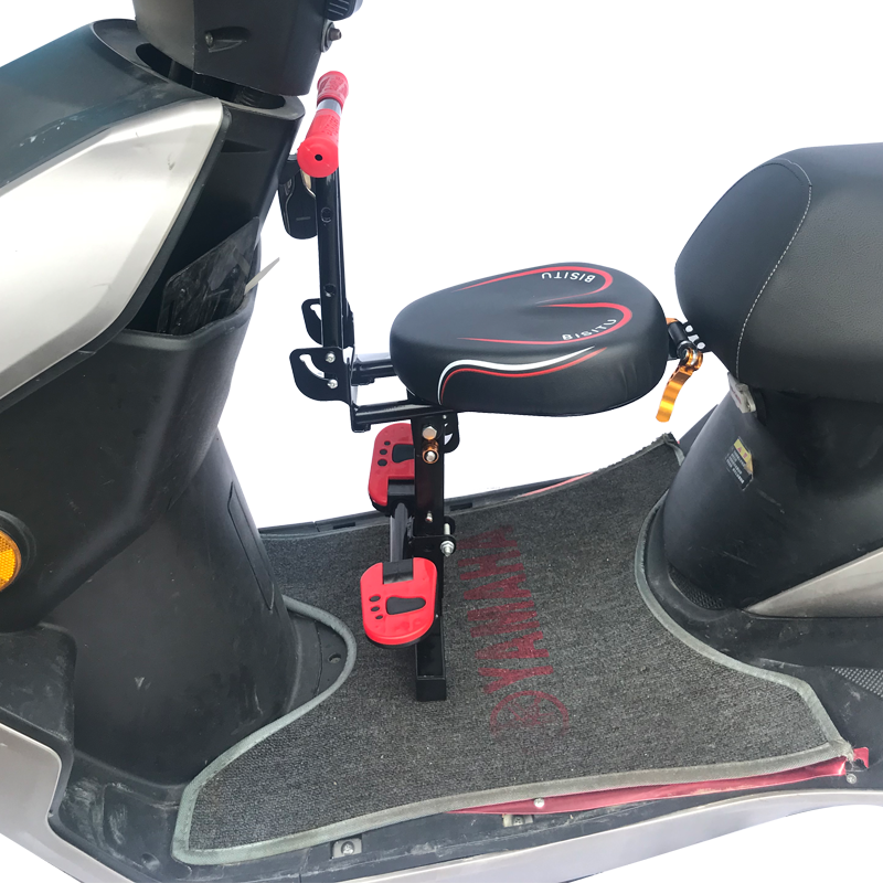 Electric Battery Car Foldableing Kidsren's Seat Front Scooter Motorcycle Electric Motorcycle Baby Safety Seat Stool