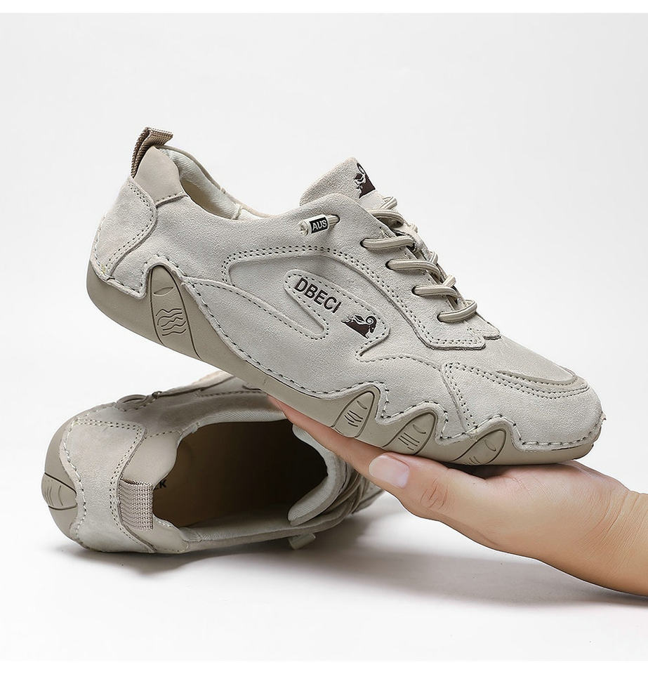 Giày thể thao unisex da thật cỡ lớn, đế bằng, phong cách ngoài trời năng động — 661-3 màu cát, 661-3 màu hồng, 661-3 màu nâu, 661-3 màu trắng chi tiết 30