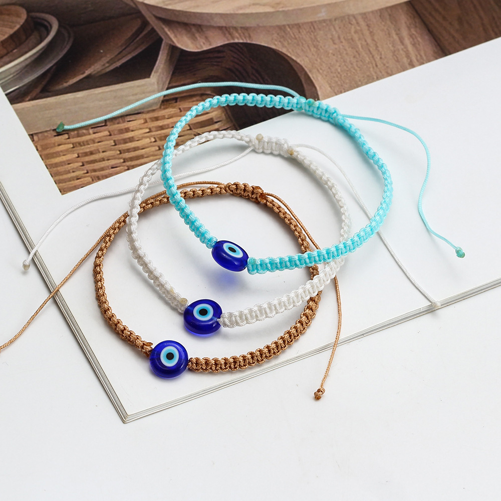 Fashion Devil's Eye Plastic Braid Unisex Bracelets display picture 3