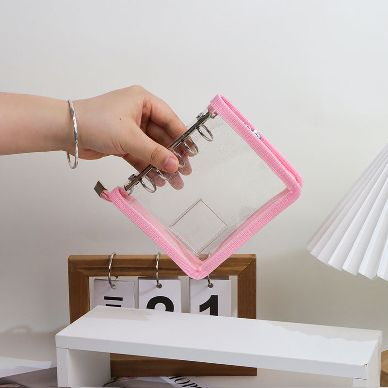 M5 지퍼 5홀 벚꽃 핑크 쉘(내부 페이지 없음)