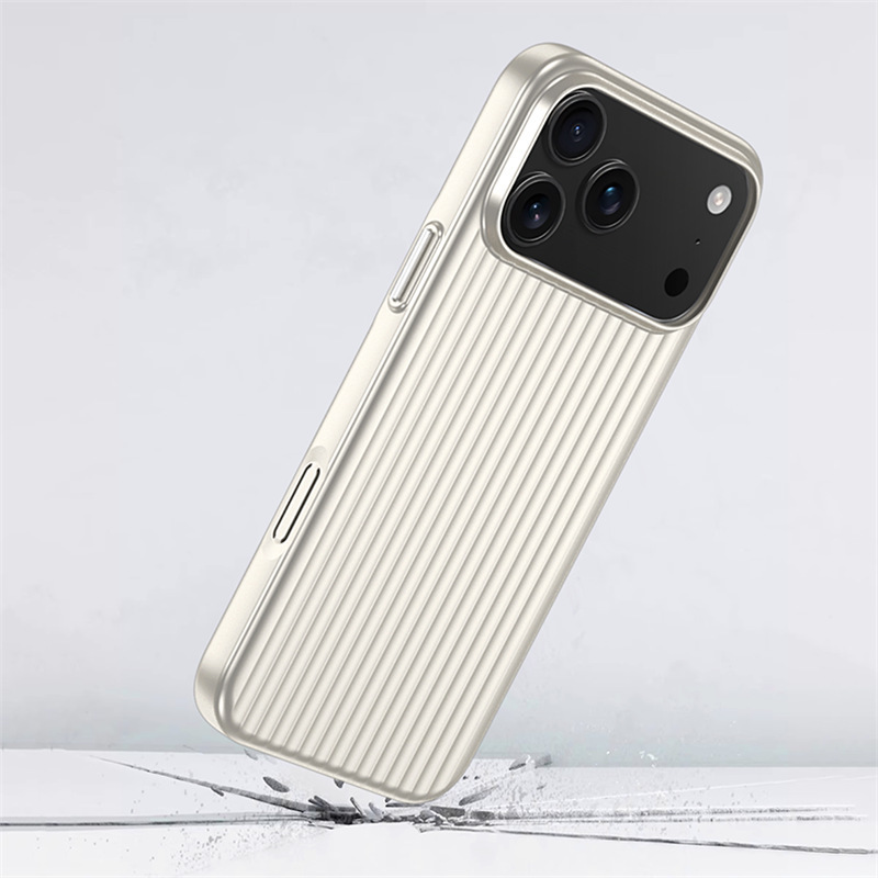 钛盾磁吸适用苹果17promax手机壳新款iPhone17瓦楞鎏金保护套|undefined