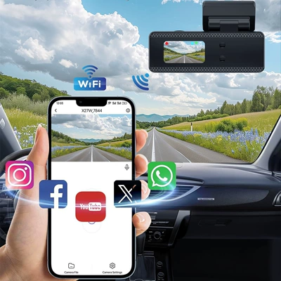 Driving recorder Night Vision Wifi Connected Car