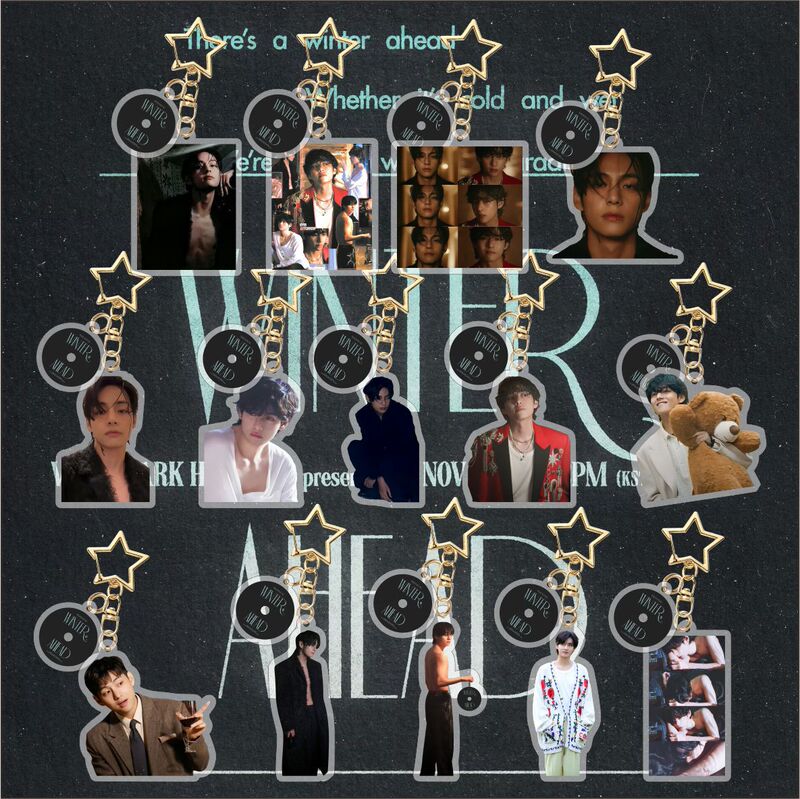 24 years V "Jin Taiheng new single new acrylic key chain pendant jewelry stars around the same 24 years V "Jin Taiheng new single new acrylic key chain pendant jewelry stars around the same
