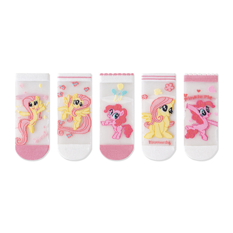 Children's summer thin glass socks for men and women