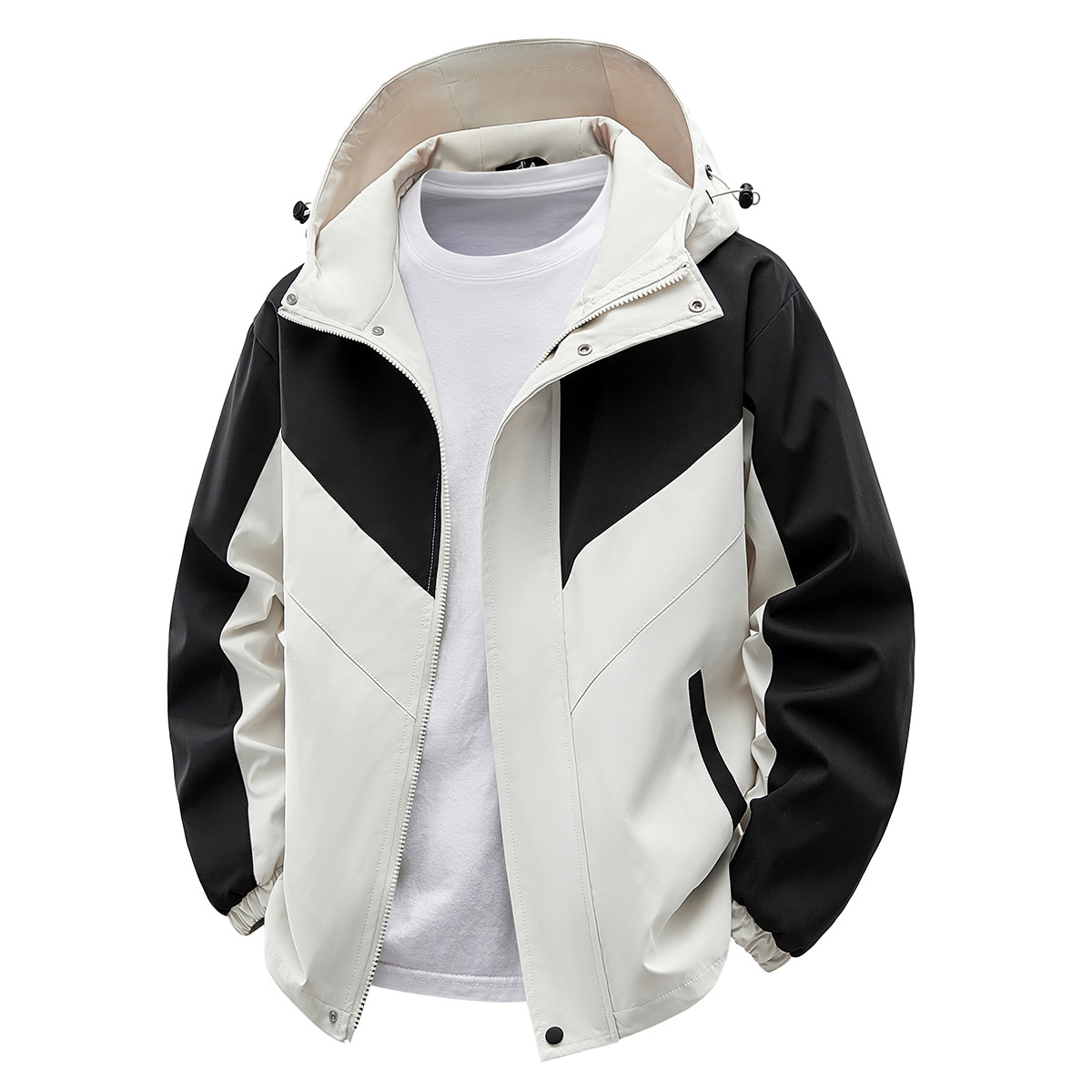 75D Double Warp and Weft Three-Proof Fabric Jacket Jacket 2025 Autumn and Winter Outdoor Windproof and Waterproof Jacket Single Jacket 75D Double Warp and Weft Three-Proof Fabric Jacket Jacket 2025 Autumn and Winter Outdoor Windproof and Waterproof Jacket Single Jacket