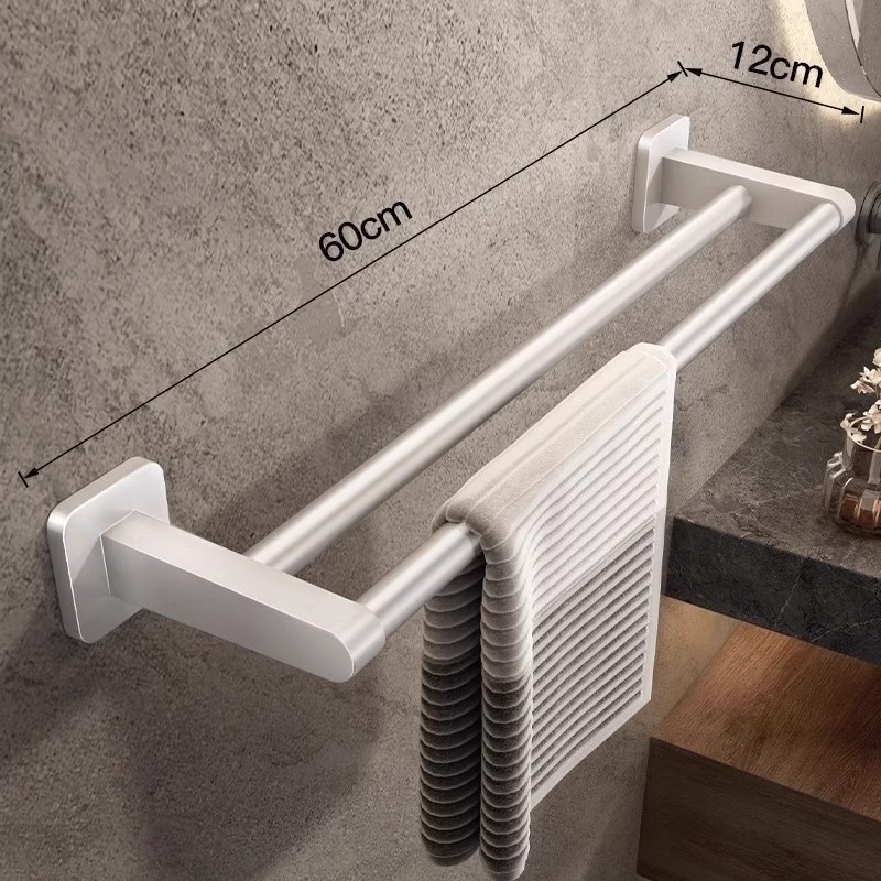 Toallero de Baño de Pared de Aleación de Aluminio con Almacenamiento image 34