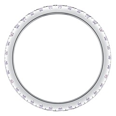 S925銀指輪の新型女性莫桑石昼閉口戒子アマゾン熱売スポット源工場卸売り