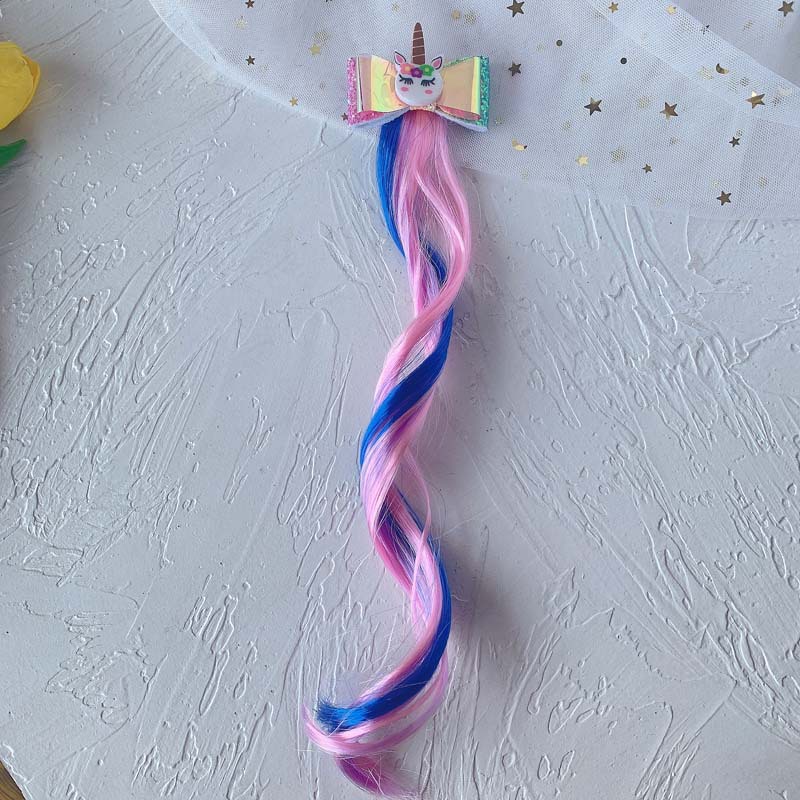 Muchachas Lindo Unicornio El Plastico Pinza Para El Cabello display picture 13