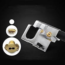 "Hot" supply car micro alarm anti-theft car lock car Universal steering wheel lock car Head T-Lock