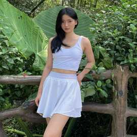 LULU原标U型背心内衣健身裸感运动文胸美背防震聚拢瑜伽上衣bra