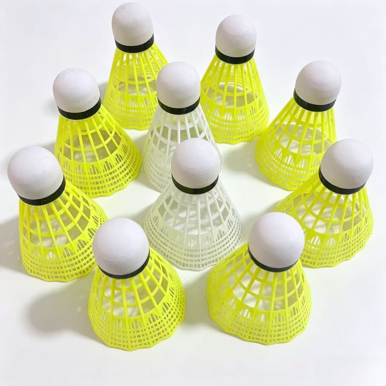Nylon Windproof Badminton 6-Pack 12-Pack Nylon Plastic Ball Student Indoor and Outdoor Training Badminton