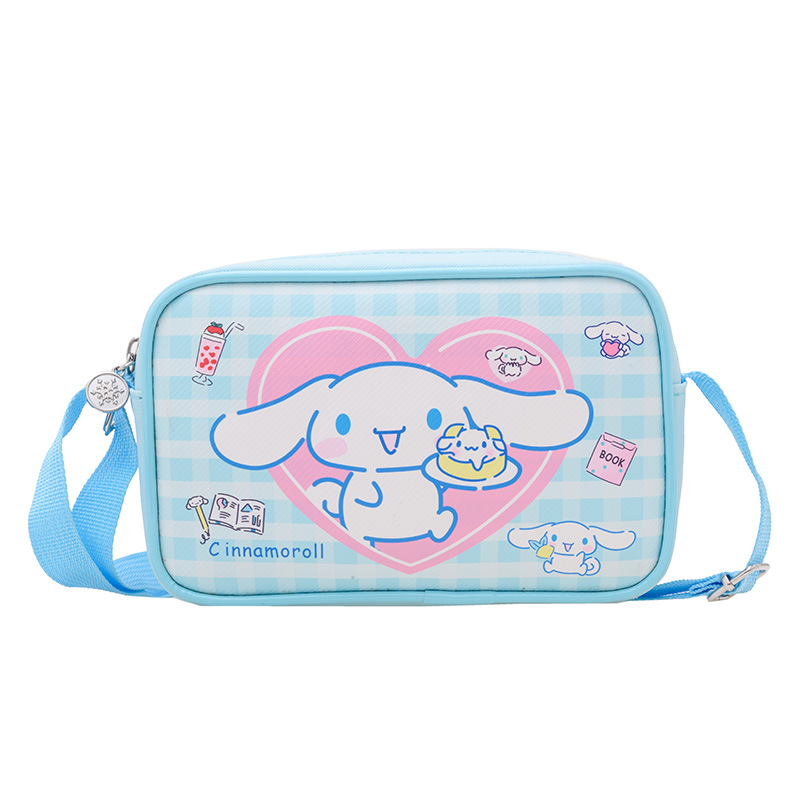 2025 nueva moda universitaria para niñas escolares de compras bolso de hombro de periódico PU bolso de niños bolso de almacenamiento