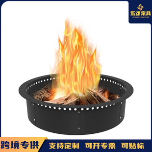 Cross-border American Courtyard Outdoor High Temperature Heating Bizzier Fire Ring Iron Fire Ring Oven