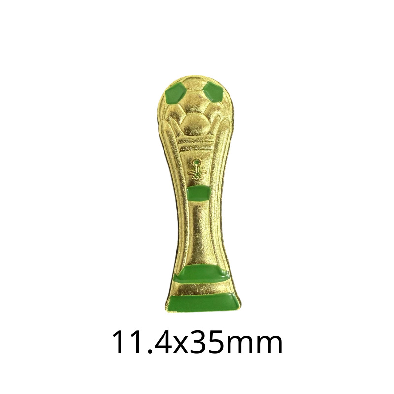Insignias metálicas transfronterizas, pegatinas para teléfonos móviles, broches, Copa Mundial, Liga de Campeones, club de fútbol, insignias del Real Madrid, insignias del Liverpool al por mayor