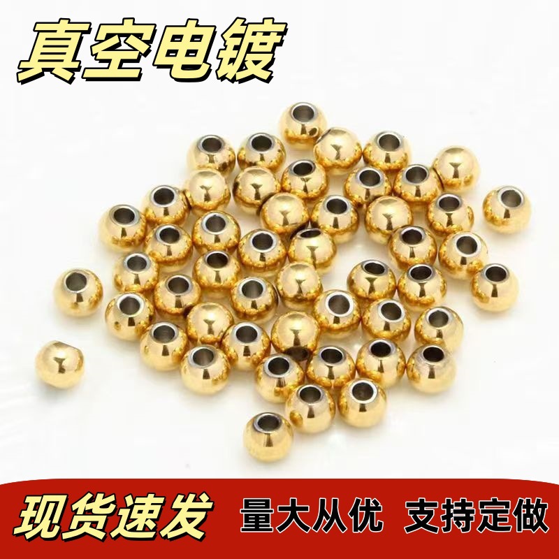 Golden beads stainless steel handmade
