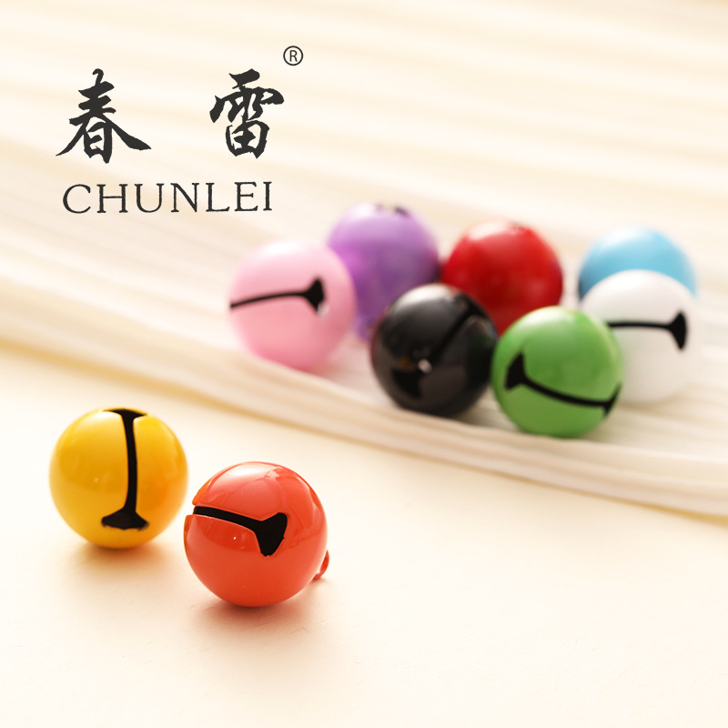 Small bell, choker, accessory, keychain, 18mm, pet