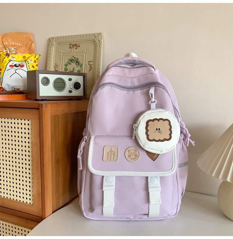 Kids Backpacks New Junior High School High School School Pink Girl Junior High School High School Student Backpack_voghion.com