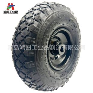 Factory Customized 10-Inch 10X3.00-4 Rubber Pneumatic Tire Drive Trolley Tool Cart Model Car Wheels