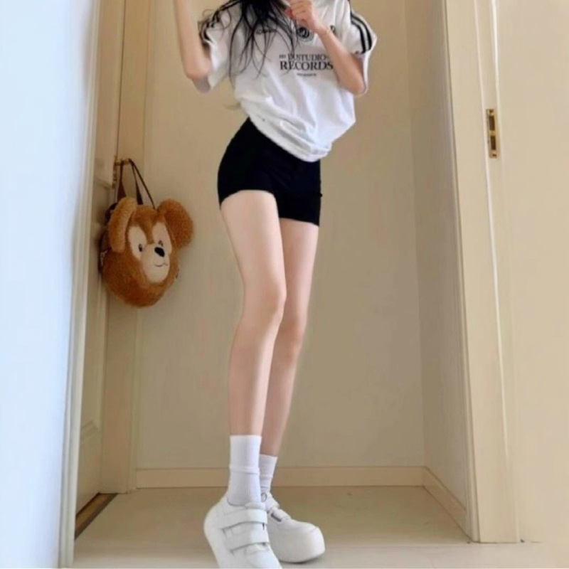 American Low-Waist Hot Denim Super Shorts for Women Y2K Summer New Tight Elastic Slimming Look Black Hip-Hugging Hot Pants