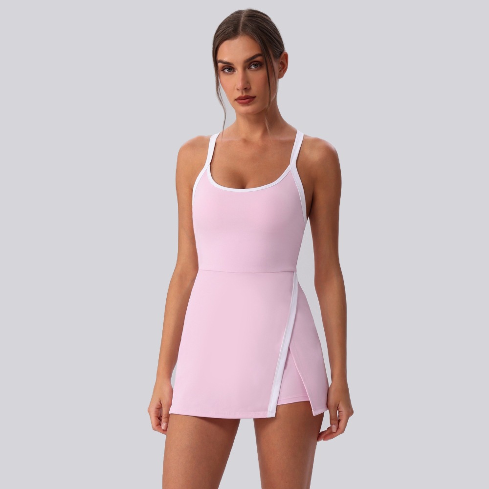 Fitness Tenis vestido corto anti-fuerte yoga ropa deportiva de correr al aire libre pantalones de mujer slim