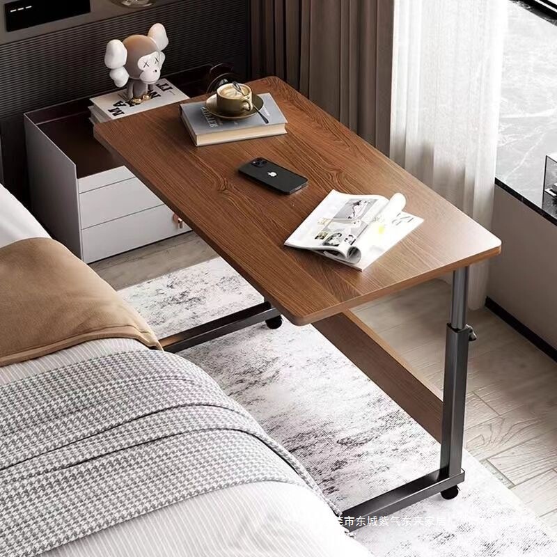 Writing Desk for Primary School Students, Bedside Table, Simple Movable Table, Bedroom Dormitory Computer Desk, Adjustable Height Table