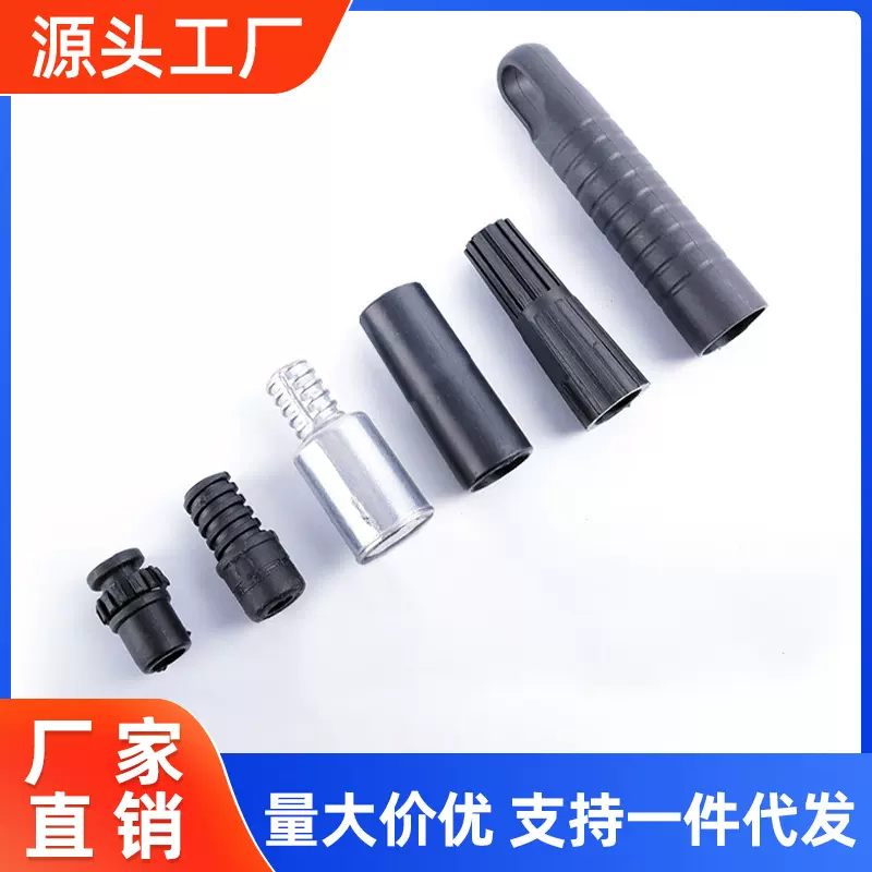 美式铝合金螺纹头通用螺纹头延长杆铝合金拖把配件披萨刷清洁刷配