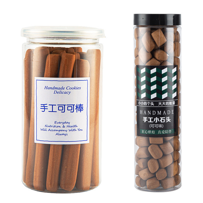 작은 돌 + 수제 우유스틱 [코코아맛/각 1캔]