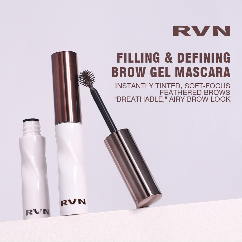 Cruce fronterizo RVN cejas de color natural suave fácil de colorear cejas de color cejas salvajes estereoscópicas maquillaje sin manchas