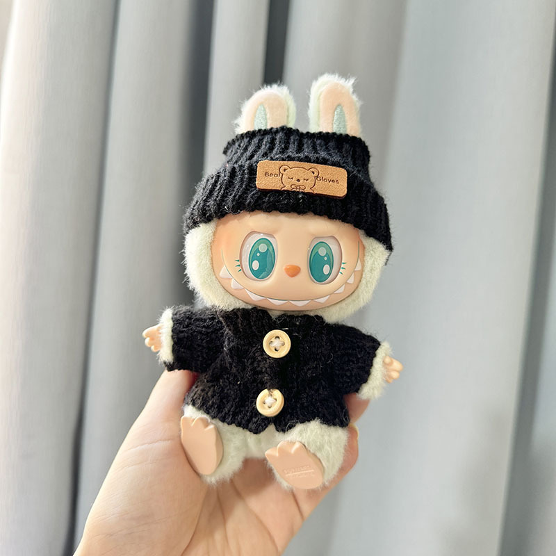 服のみ】第二世代ブラインドボックス ラブブ服 エポキシ樹脂製顔飾り ラブブ シットシットパーティーシリーズ ベビー服 可愛い|undefined