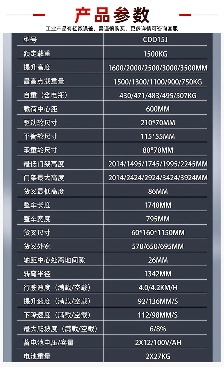 全电动步行式CDD15J_10