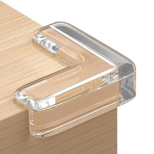 L-shaped thickened anti-collision corner, transparent PVC furniture corner, range hood baby protection corner