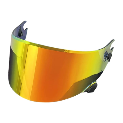 Helmet Lens Compatible with Race R Pro Gp/06, High-Definition Protective Mirror Lens, Windproof and Uv-Resistant (Dəbilqə (Kaska) aksesuarları) - race-r-pro-revo-tea-red