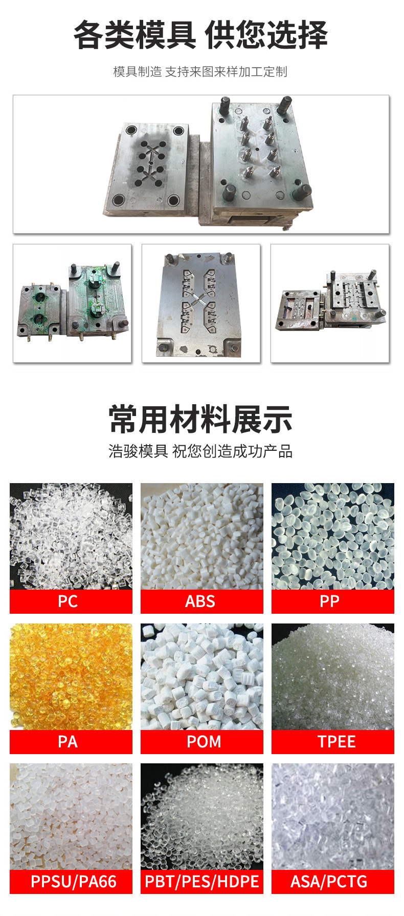 Plastic Processing Mold Toy Accessories DIY Electrical Shell Injection Molding Machine Pp Special-Shaped Parts Nylon Parts Injection Molding Mold