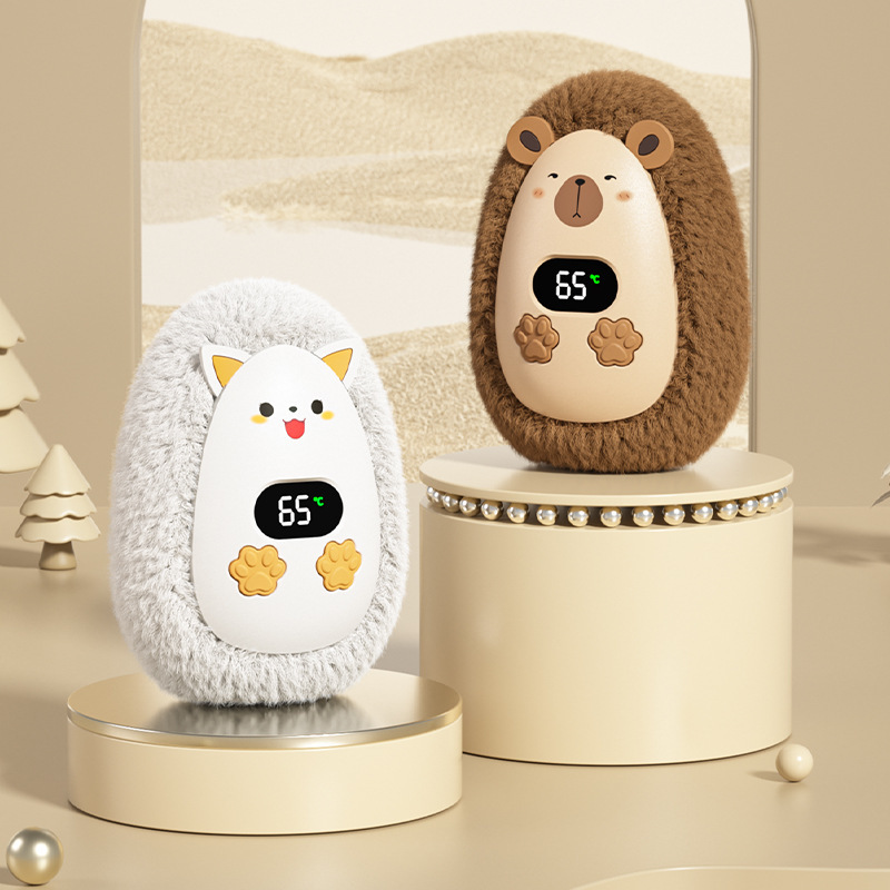 新商品のぬいぐるみの暖かい手宝usb充電デジタル表示が可愛いです。|undefined