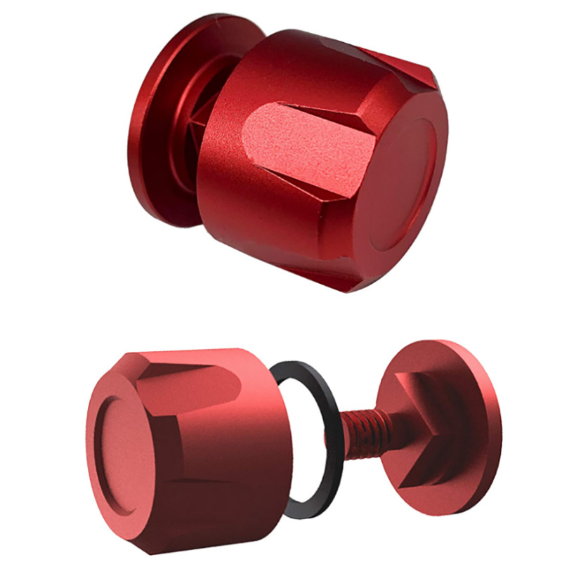 铝合金滚花螺母 焊接头盔螺丝 数控车床加工摩托车零件翻盖铝螺母