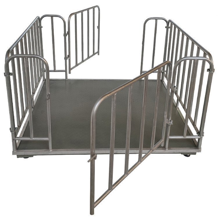 保山养殖场称猪电子秤 1500X2000mm畜牧计量地磅 1.5mx3m牧场磅秤