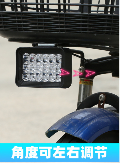 On behalf of the electric car super bright led headlight battery car external spotlight scooter takeaway 12V-80V universal