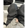 宽松新款松弛格子阔腿裤