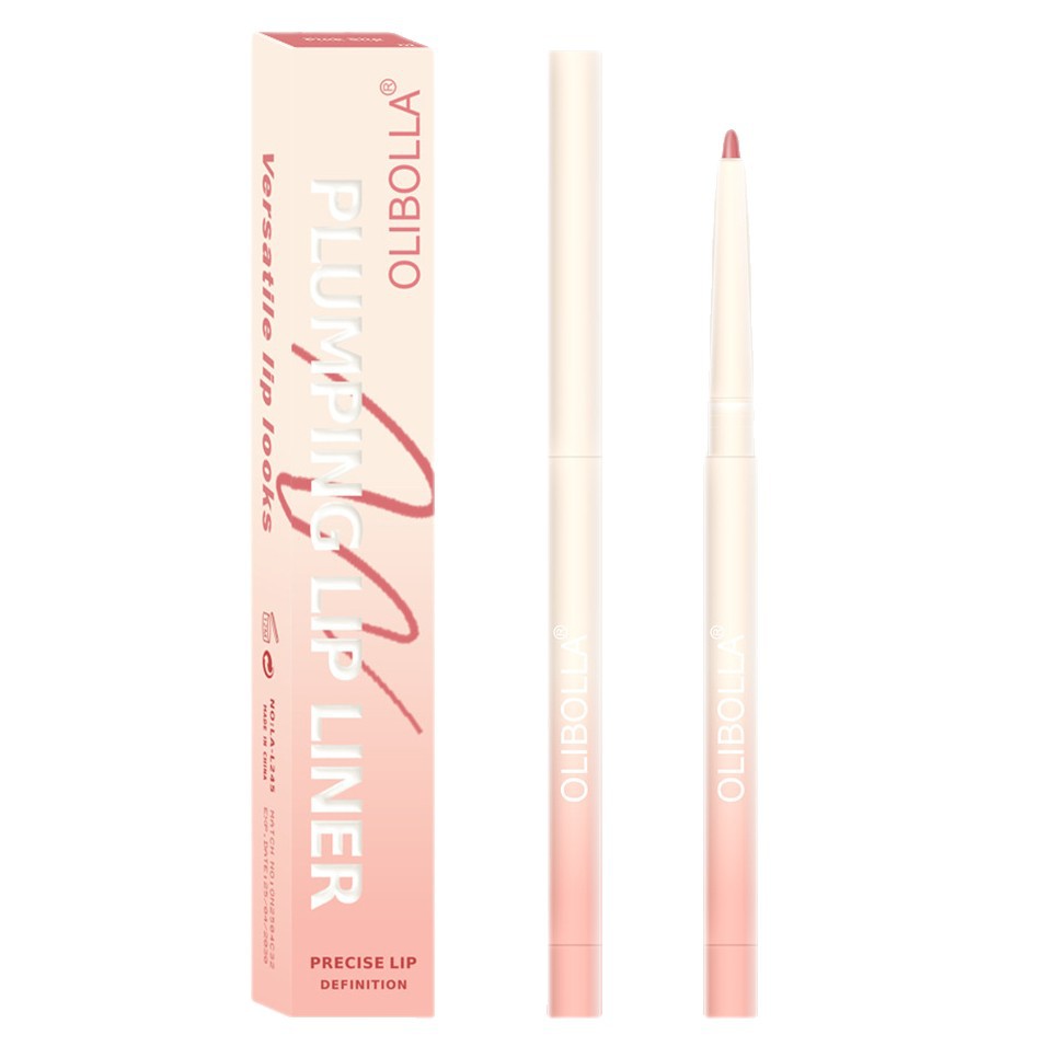 Comercio exterior transfronterizo OLIBOLLA color mate 8 color delineador de labios duradero impermeable y no se desvanece lápiz labial lápiz labial