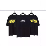 2024巴黎联名极品赛车集结标志短袖男女款情侣款宽松休闲半袖潮