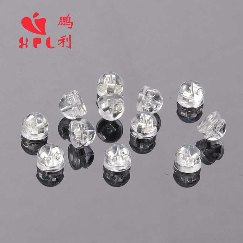 液体シリコンバッグ金diy耳飾りアクセサリー18k真金透明ハンバーグ耳栓イヤリング真珠ピアス後栓