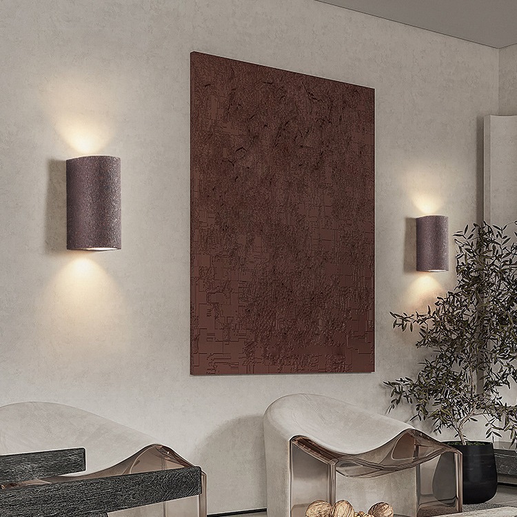 Diseño nórdico moderno corredor viento sala de estar lámpara de cabecera de fondo dormitorio lámpara de pared simple lámpara silenciosa lámpara de cabecera de fondo pasillo