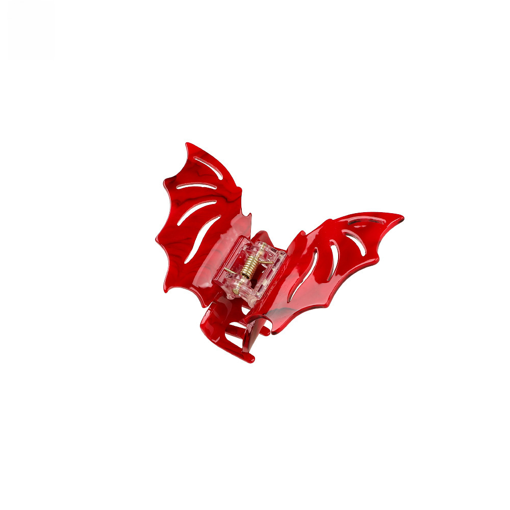 Oddly Reading Bat Hairpin Halloween Funny Grab Clip Temperament Glitter Hair Shark Clip Holiday Dress Hair Accessories Wholesale_voghion.com
