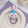 Cartoon cute plush headband, rabbit for face washing, hair accessory, flowered
