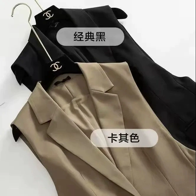 Fashionable trend suit, vest, 2023 collection, Korean style