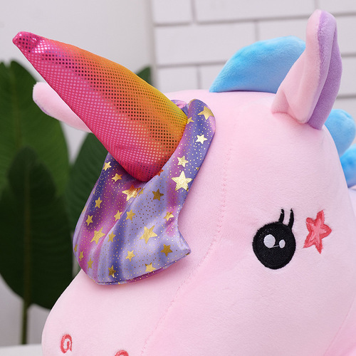  New Star Unicorn Pillow Quilt Software Lying Unicorn Sleeping Doll Air Conditioning Blanket Manufacturer Wholesale