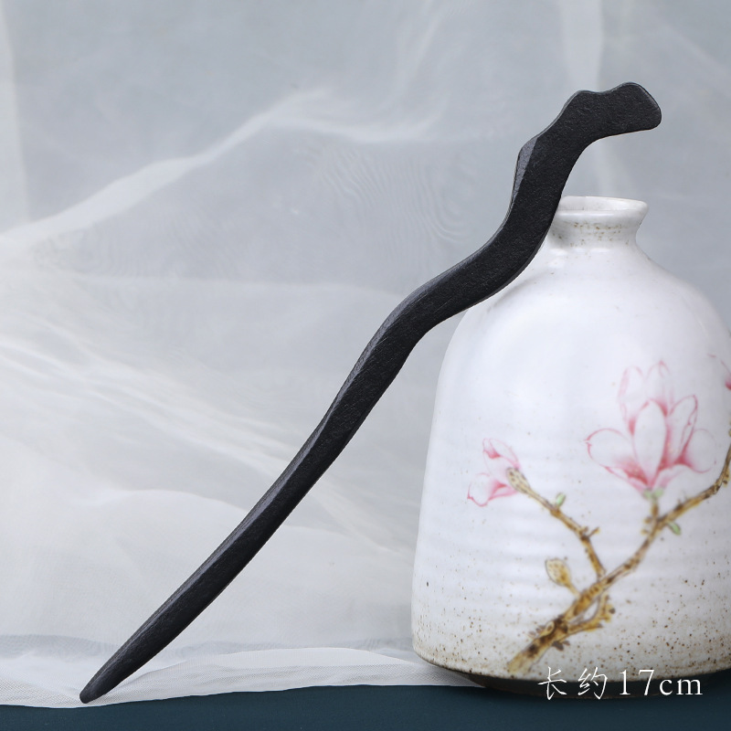 Horquilla de abanico nuevo estilo chino retro de alta gama placa de metal horquilla de pelo Hanfu cheongsam horquilla horquilla accesorios para el cabello femenino