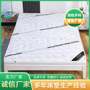 Factory wholesale natural coconut latex mattress hard ridge protection bedroom household single double children's hard palm thin mat