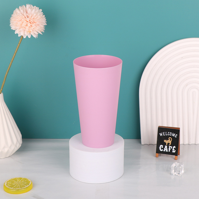 Amazon ventas transfronterizas calientes estudiantes de cuello blanco simple taza de lavado taza de cepillo de dientes taza portátil taza de mano mayorista